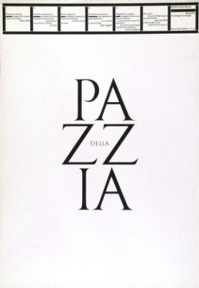 Della Pazzia - Roberto Sambonet - Ricerche tra disegno e design