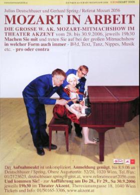Julius Deutschbauer und Gerhard Spring - Referat Mozart 2056 - Mozart in Arbeit