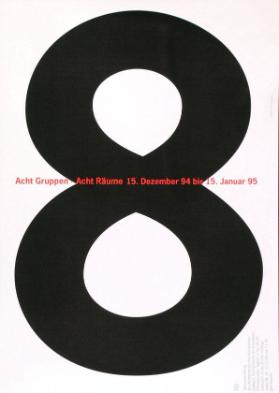 8 - Acht Gruppen - Acht Räume - Jahresausstellung des Württembergischen Kunstvereins Stuttgart