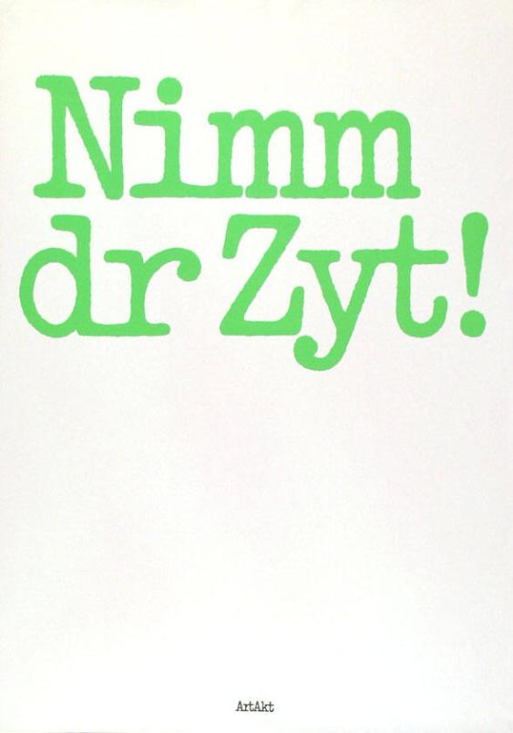 Nimm dr Zyt!