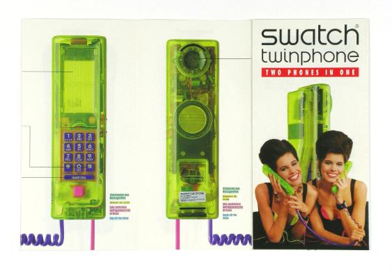 Swatch Twinphone - two phones in one
