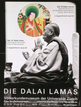 Die Dalai Lamas - Der 14. Dalai Lama - Unterwegs für den Frieden - Fotos von Manuel Bauer - Völkerkundemuseum der Universität Zürich