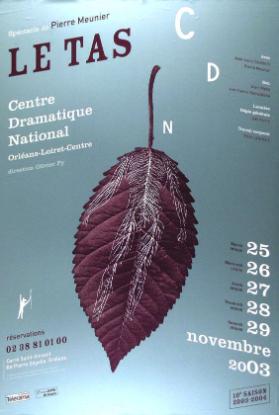 Centre Dramatique National / Orléans-Loiret-Centre - Direction Olivier Py - Le tas - Spectacle de Pierre Meunier - CDN