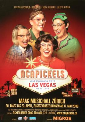 Acapickels and orchestra go to Las Vegas - Final tour - Maag Musichall Zürich