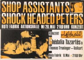 Shop Assistants - Shock Headed Peters - Rote Fabrik Aktionshalle - Konzert - Ghédalia Tazartès & Thomas Truninger-Volkart