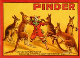 Pinder - Groupe de Kangourous dressés et présentés à chaque représentation