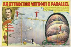 An attraction without a parallel - Achille Philion - The marvelous Equilibrist and Originator