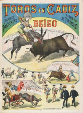 Toros en Cadiz - Parodie Pantomime - Reglée par les Frères - Beïso