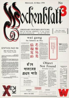 Wochenblatt No 3, 18. März 1998