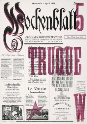 Wochenblatt No 3, 1. April 1998