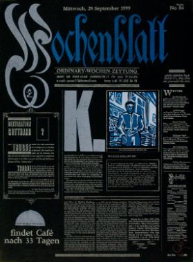 Wochenblatt No 84, 29. September 1999