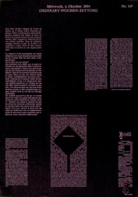 Wochenblatt No 347, 6. Oktober 2004