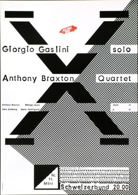 Giorgio Gaslini - Solo - Anthony Braxton - Quartet