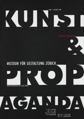 Kunst und Propaganda - Museum für Gestaltung Zürich