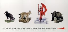 Retten Sie auch den Schweizer Skistar vor dem Aussterbern. Swissski - Unterstützen sie den Skinachwuchs.
