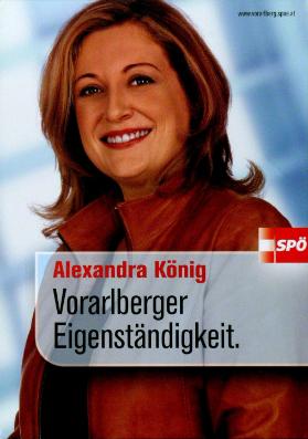 Alexandra König  - Vorarlberger Eigenständigkeit  - SPÖ