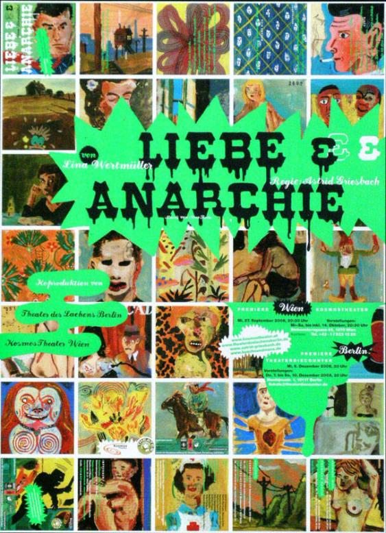 Liebe & Anarchie von Lina Wertmüller - Regie: Astrid Griesbach - Koproduktion von Theater des Lachens Berlin - Kosmostheater Wien