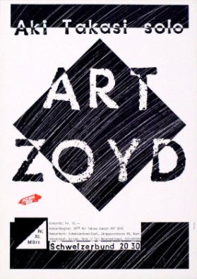 Aki Takasi solo - Art Zoyd - Fr. 30. März Schweizerbund - Jazz Now Bern