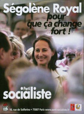Ségolène Royal - Pour que ça change - Parti socialiste