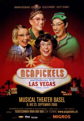 Acapickels and orchestra go to Las Vegas - Final tour - Musical Theater Basel