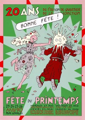 20 ans de maison de quartier de la jonction - Bonne fête! - Fête du printemps