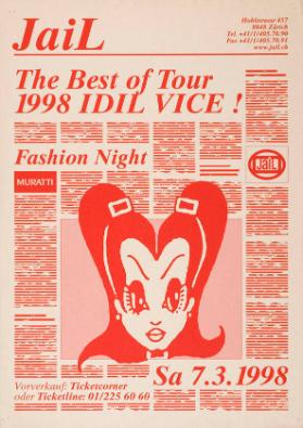 Jail - The Best of Tour 1998 Idil Vice! - Fashion Night