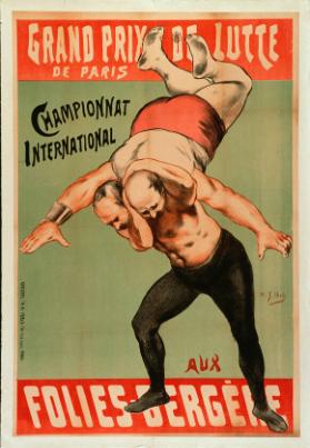 Grand prix de lutte de Paris - Championnat International aux Folies-Bergère