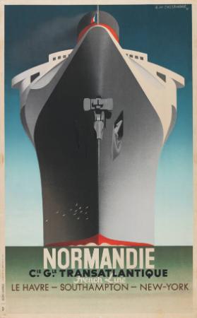 Normandie - Cie. Gle. Transatlantique - French Line - Le Havre - Southampton - New York
