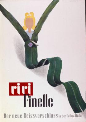 Riri Finette - Der neue Reissverschluss in der Collex-Hülle