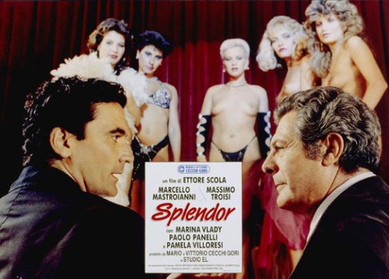 Splendor - Un film di Ettore Scola - Marcello Mastroianni - Massimo Troisi - prodotto da Mario e Vittorio Cecchi Gori e Studio EL
