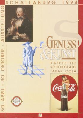 Genuss & Kunst - Kaffee - Tee - Schokolade - Tabak - Cola - 30.April bis 30.Oktober - Ausstellung - Schallburg 1994
