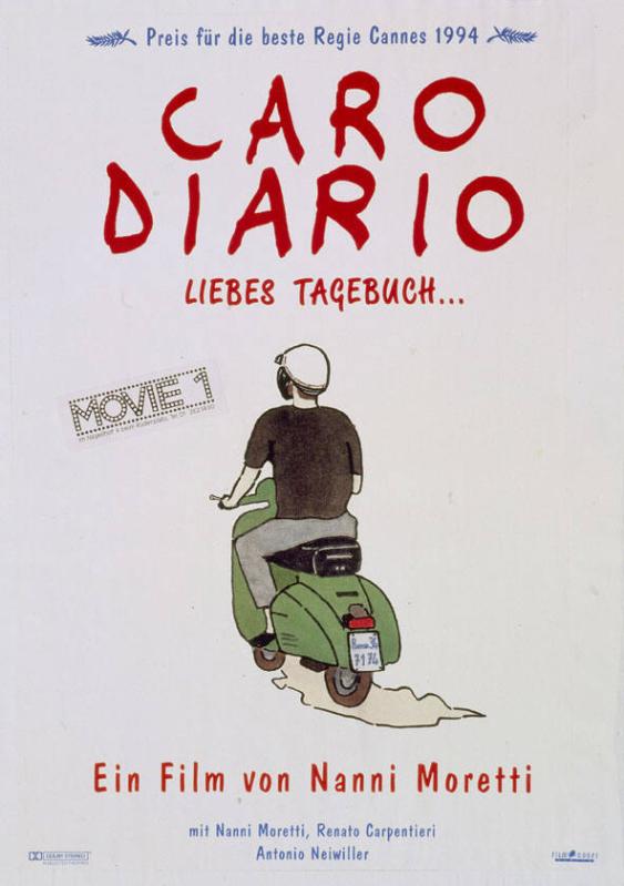 Caro diario - Liebes Tagebuch... - Ein Film von Nanni Moretti - Mit Nanni Moretti, Renato Carpentieri, Antonio Neiwiller - Preis für die beste Regie Cannes 1994