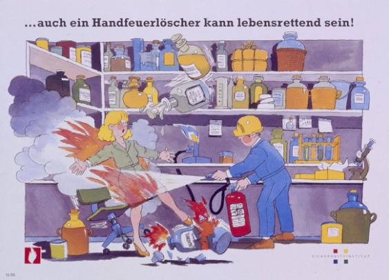 ...auch ein Handfeuerlöscher kann lebensrettend sein! - Sicherheitsinstitut