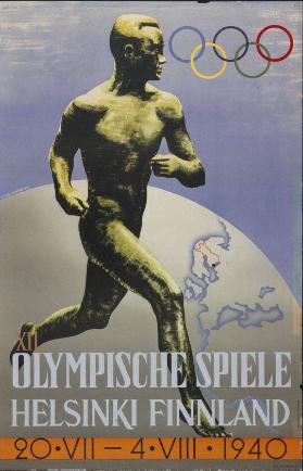 XII. Olympische Spiele Helsinki Finnland - 20.7.-4.8.1940