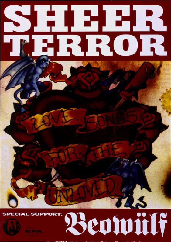 Sheer Terror - Love songs for the unloved - Special support: Beowülf