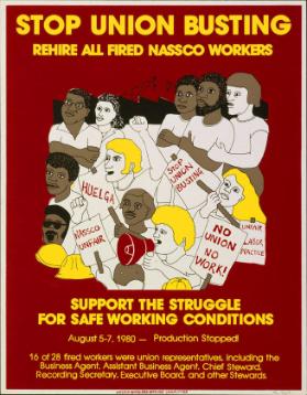 Stop union busting - rehire all fired nassco workers - support the struggle for safe working conditions - (...)