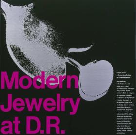 Modern Jewelry at D.R. - A Display of Work by German-born Designer and Painter Helga Zahn.