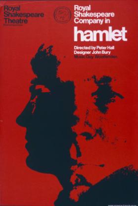 Royal Shakespeare Company in - Hamlet - Directed by Peter Hall - Designer  John Bury - Music Guy Woolfenden
