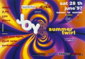 Joy - Summer twirl - Swatch & CISK present - Sunset to sunrise - Location Reef Club
