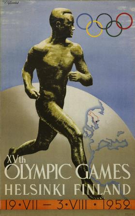 XVth Olympic Games Helsinki Finland - 19.7.-3.8.1952