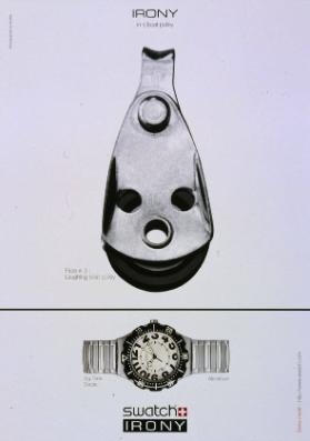 Irony in a boat pulley - Face # 3: Laughing boat pully - Big Time Scuba - Aluminium - Swatch irony