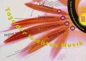 Tage der leichten Musik - Salonmusik - Swing Soirée - Festival der Neuen Berliner Kleinkunstszene - German Songs