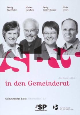 SP in den Gemeinderat - SP Zug/Alternative