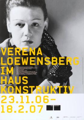 Verena Loewensberg im Haus Konstruktiv - 23.11.06 - 18.2.07