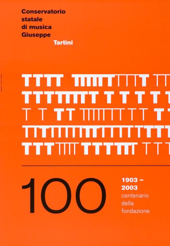 100 - 1903-2003 centenario della fondazione - Conservatorio Giuseppe Tartini Triest