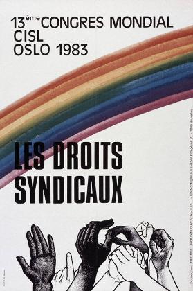 13ème congrès mondial CISL - Oslo 1983 - Droits syndicaux