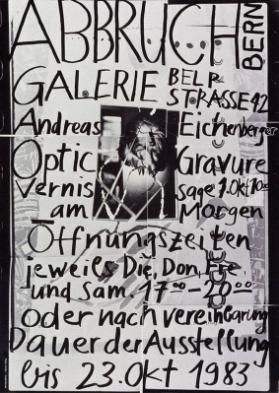 Abbruchgalerie Bern - Andreas Eichenberger - Optic Gravure - Vernissage