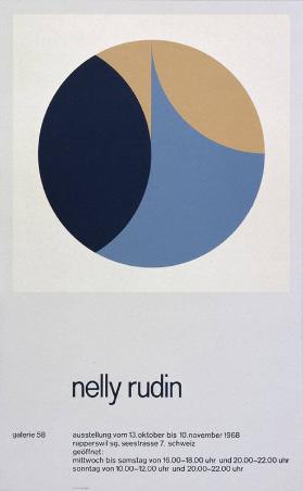 Nelly Rudin - Ausstellung - Galerie 58 - Rapperswil
