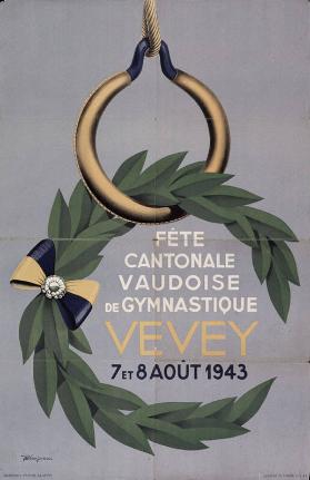 Fête Cantonale Vaudoise de Gymnastique - Vevey - 7 et 8 Août 1943