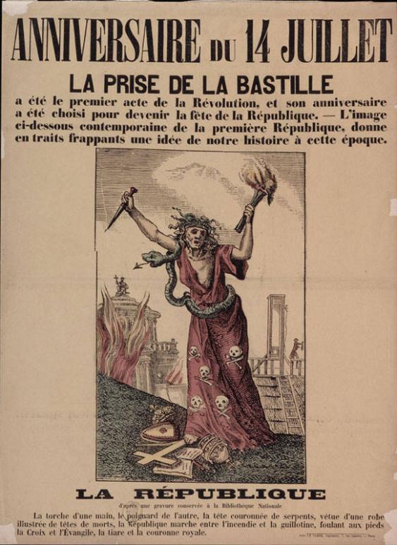 Anniversaire du 14 juillet - La prise de la Bastille (...) - La République